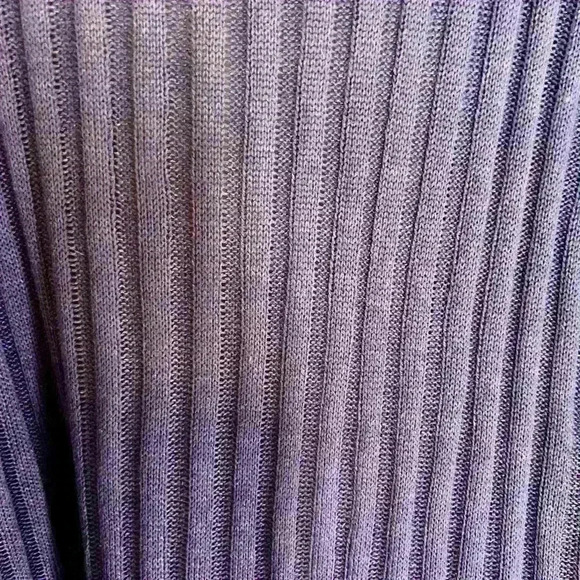 Periwinkle Ribbed Sweater with Pockets - Picture 4 of 4